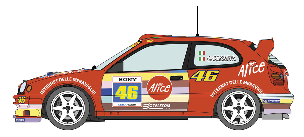 トヨタ カローラ WRC 2004 ラリー モンツァ プラモデル (ハセガワ 1/24 自動車 限定生産 No.20619) 商品画像_2
