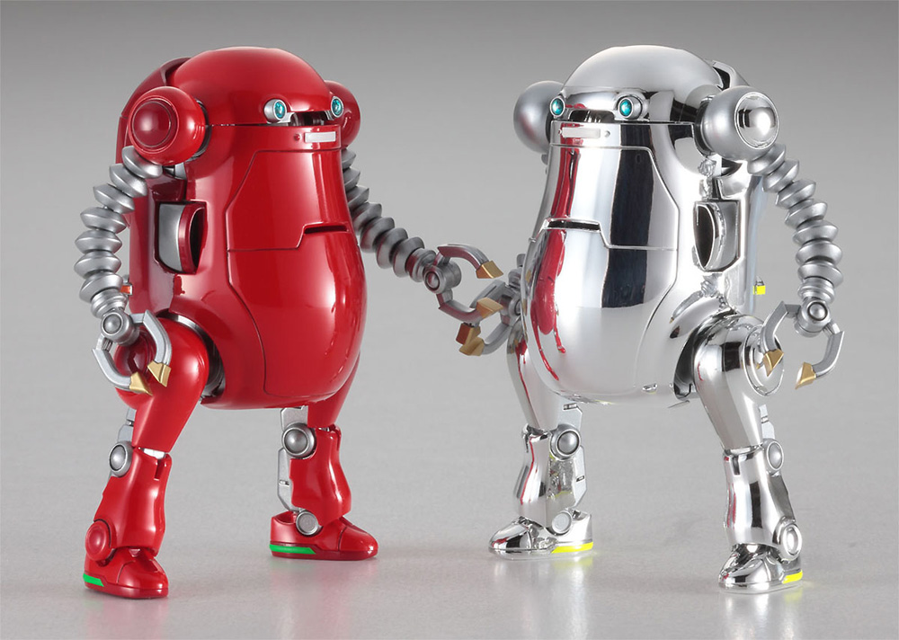 メカトロウィーゴ No.20 きゅうしき あか & ぎん プラモデル (ハセガワ メカトロウィーゴ - クリエイターワークスシリーズ No.64801) 商品画像_2