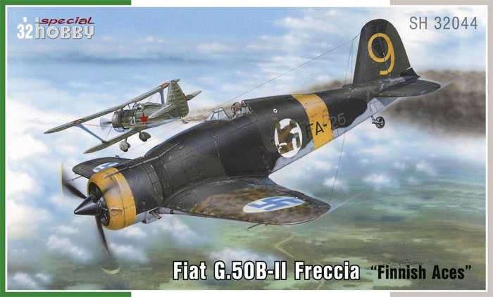 フィアット G.50B-2 フィンランドエース プラモデル (スペシャルホビー 1/32 エアクラフト No.SH32044) 商品画像