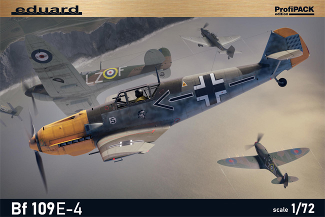 メッサーシュミット Bf109E-4 プラモデル (エデュアルド 1/72 プロフィパック No.7033) 商品画像