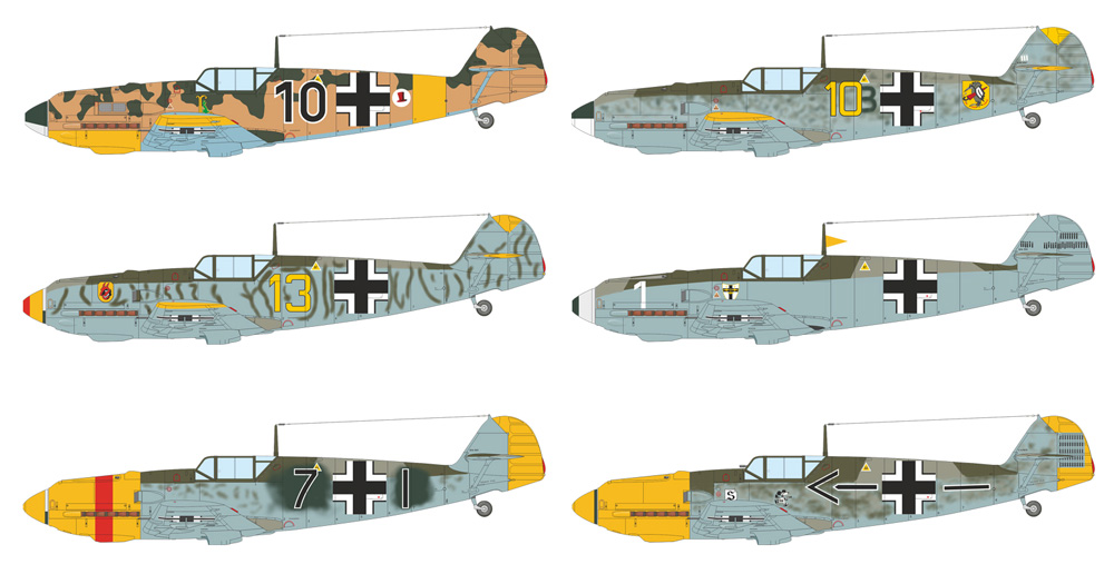 メッサーシュミット Bf109E-4 プラモデル (エデュアルド 1/72 プロフィパック No.7033) 商品画像_4