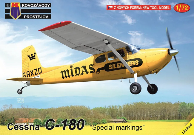 セスナ C-180 スカイワゴン スペシャルマーキング プラモデル (KPモデル 1/72 エアクラフト プラモデル No.KPM0370) 商品画像