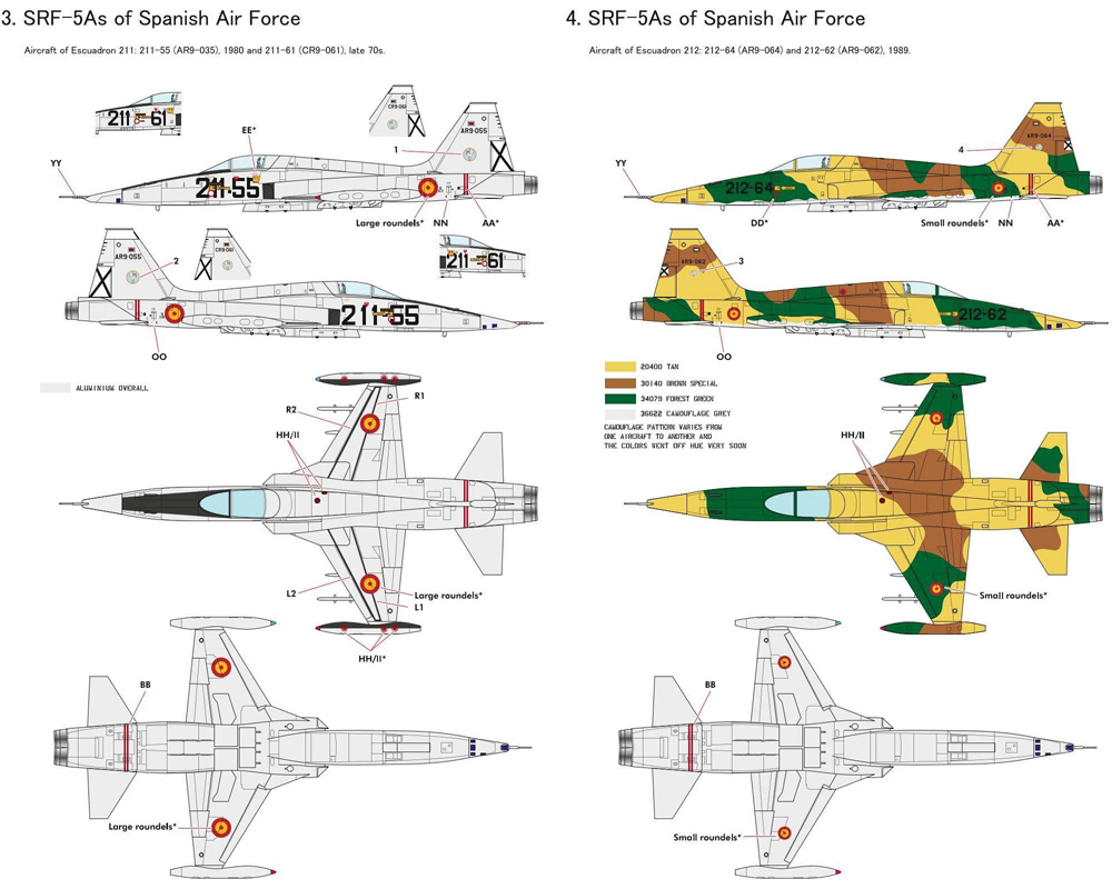 RF-5A フリーダムファイター 偵察型 プラモデル (キネティック 1/48 エアクラフト プラモデル No.K48137) 商品画像_3