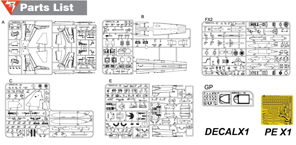 F-5N/E タイガー 2 アメリカ海軍 VFC-111 プラモデル (STORM FACTORY プラスチックモデル No.32001) 商品画像_1