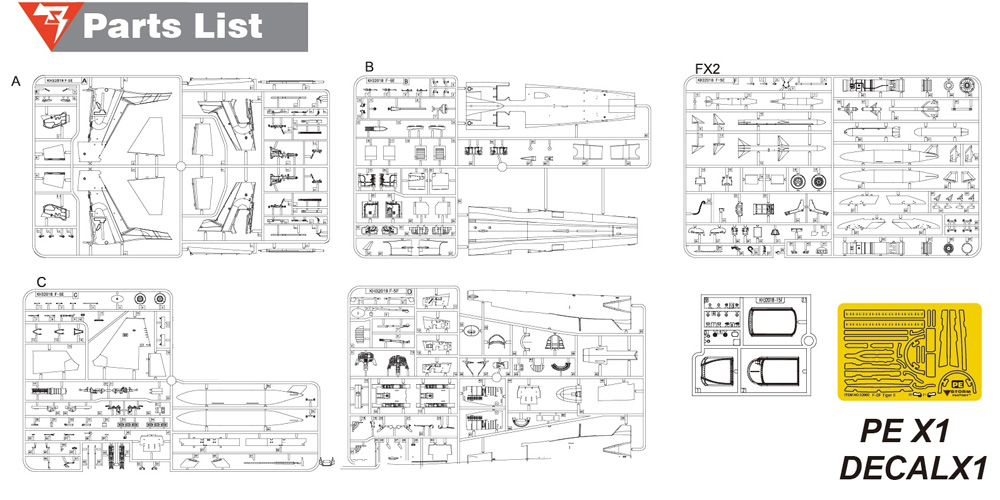 F-5F タイガー 2 アメリカ海軍 VFC-111 & アメリカ海兵隊 VMFT-401 プラモデル (STORM FACTORY プラスチックモデル No.32002) 商品画像_1