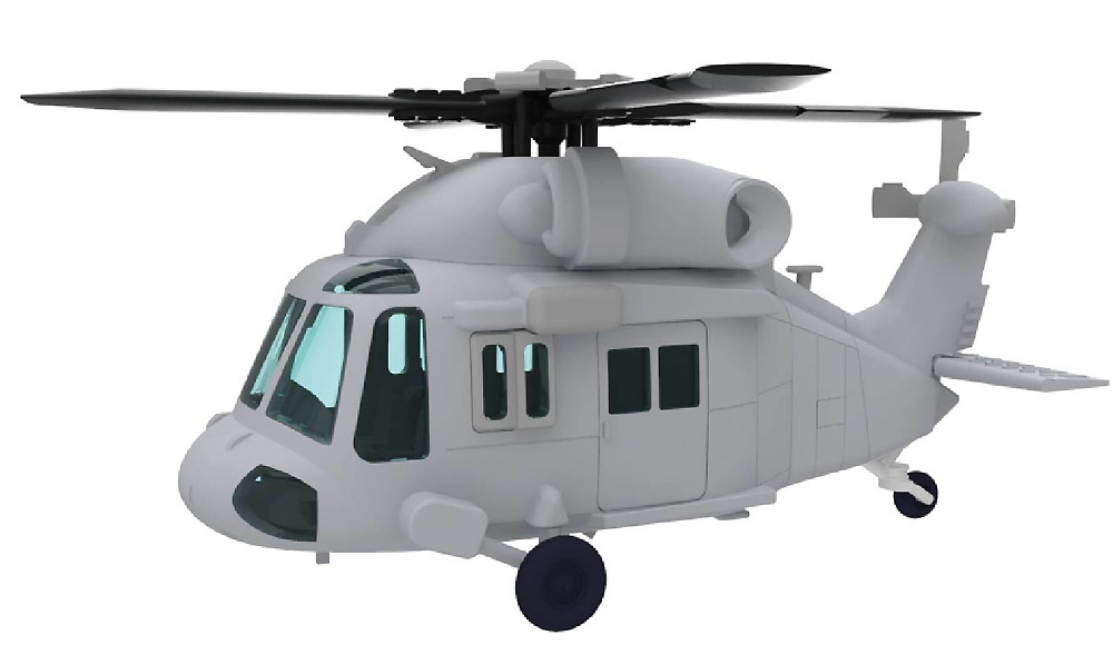 中華民国空軍 S-70C-1 ブルーホーク シーガルトループ SAR (限定版) プラモデル (フリーダムモデル コンパクトシリーズ No.162028) 商品画像_3