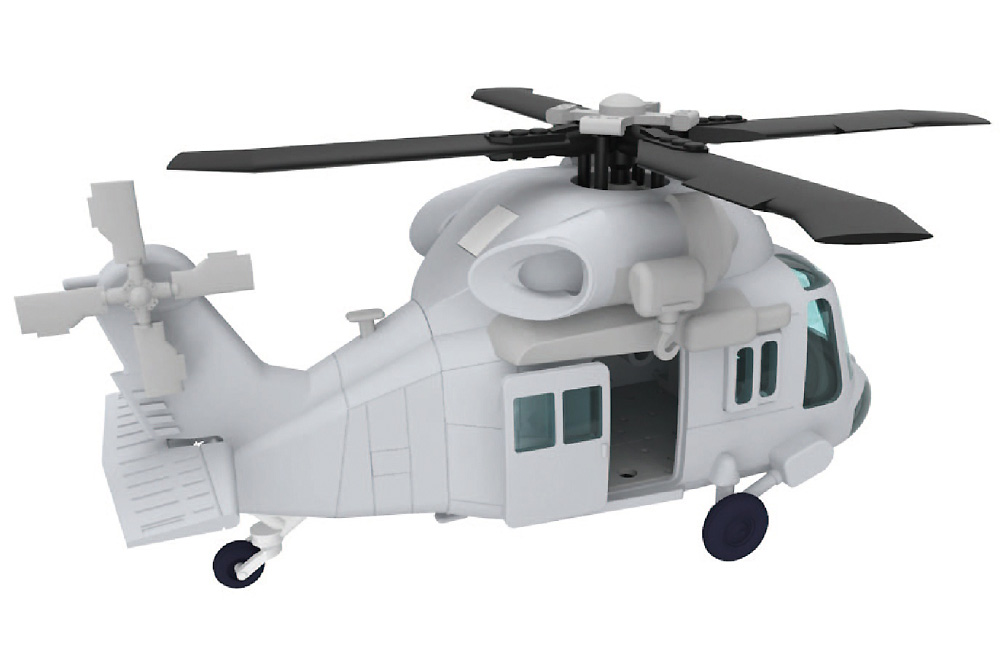 中華民国空軍 S-70C-1 ブルーホーク シーガルトループ SAR (限定版) プラモデル (フリーダムモデル コンパクトシリーズ No.162028) 商品画像_4