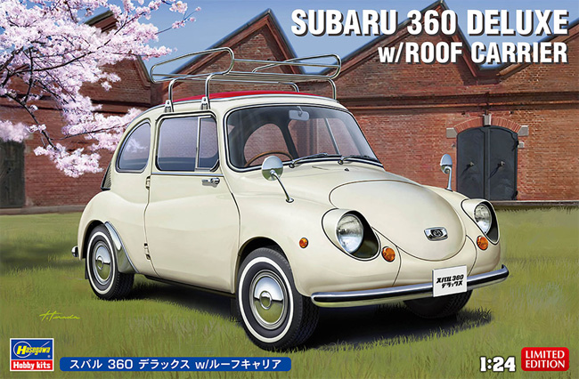 スバル 360 デラックス w/ルーフキャリア プラモデル (ハセガワ 1/24 自動車 限定生産 No.20622) 商品画像