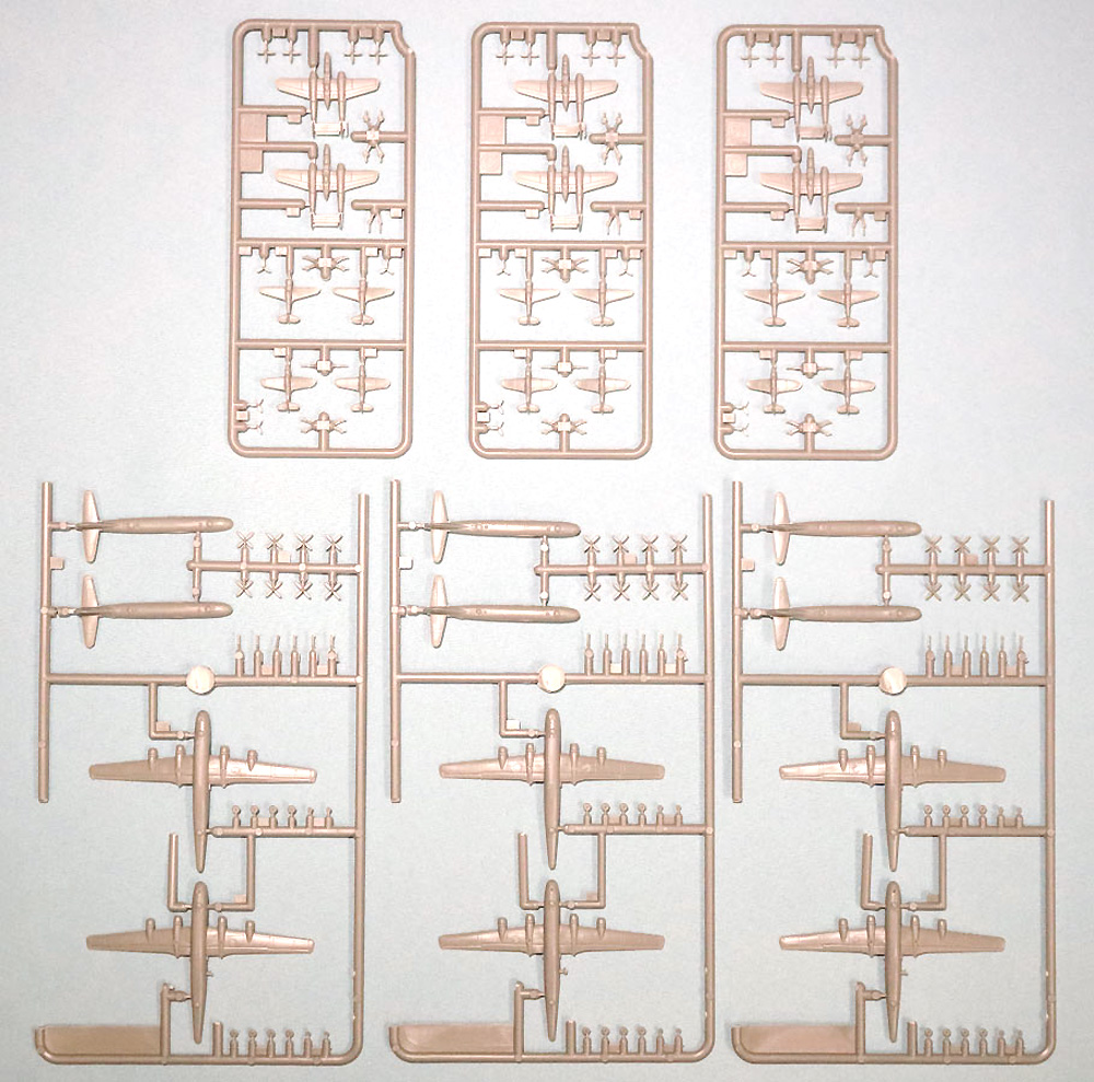 WW2 アメリカ陸軍 軍用機セット プラモデル (ピットロード スカイウェーブ S シリーズ （定番外） No.SP108) 商品画像_2