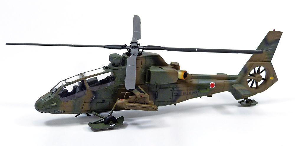 陸上自衛隊 観測ヘリコプター OH-1 & トーイングトラクターセット プラモデル (アオシマ 1/72 エアクラフト No.011) 商品画像_2