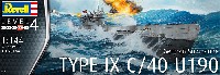 レベル 1/144 艦船モデル ドイツ潜水艦 Type 9 C/40