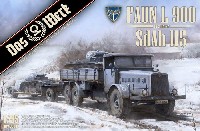 ダス ヴェルク 1/35 ミリタリー FAUN L900 トラック (ソフトトップ＆ハードトップ付) w/Sd.Ah.115 トレーラー