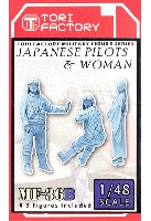 トリファクトリー MILITARY FIGURE SERIES 1/48 WW2 日本海軍パイロットと見送る女性