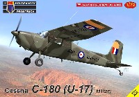 KPモデル 1/72 エアクラフト プラモデル セスナ C-180 (U-17) 軍用