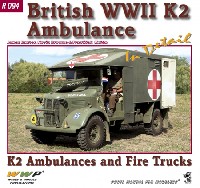 WWP BOOKS Red Special museum line イギリス WW2 K2 救急車 & 消防車 イン・ディテール