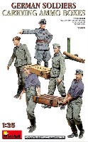 ミニアート 1/35 WW2 ミリタリーミニチュア ドイツ兵 弾薬箱運搬中