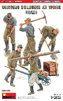 ミニアート 1/35 WW2 ミリタリーミニチュア ドイツ兵(RAD) 作業中