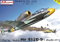 AZ model 1/72 エアクラフト プラモデル ハインケル He162D-9 ルフトバッフェ 1946