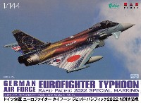 プラッツ 1/144 プラスチックモデルキット ドイツ空軍 ユーロファイター タイフーン ラピッド・パシフィック 2022 特別塗装機