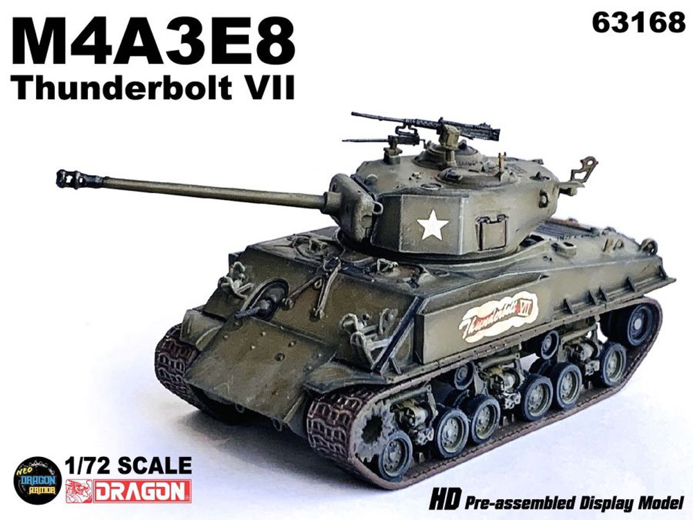 M4A3E8 サンダーボルト7 第4装甲師団 第37戦車連隊 司令官車 ドイツ 1945 完成品 (ドラゴン 1/72 NEO DRAGON ARMOR (ネオ ドラゴンアーマー) No.63168) 商品画像_1