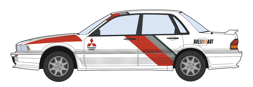 三菱 ギャラン 2.0 DOHC TURBO VR-4 RS プラモデル (ハセガワ 1/24 自動車 限定生産 No.20627) 商品画像_2