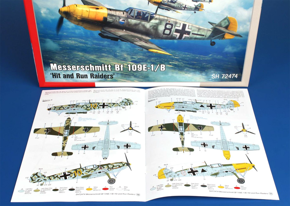 メッサーシュミット Bf109E-1/B ヒット アンド ラン レイダー プラモデル (スペシャルホビー 1/72 エアクラフト プラモデル No.SH72474) 商品画像_2