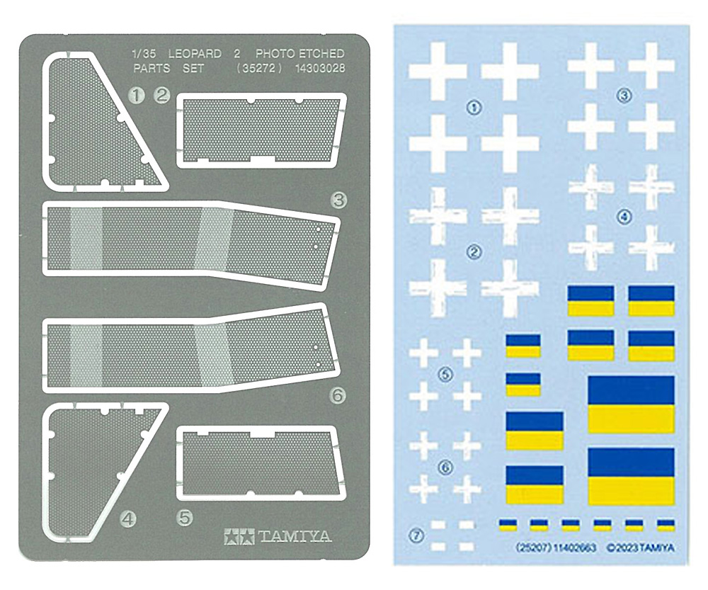 レオパルト 2A6 ウクライナ軍 プラモデル (タミヤ スケール限定品 No.25207) 商品画像_3