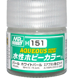 H151 ホワイトパール 塗料 (GSIクレオス 水性ホビーカラー No.H151) 商品画像
