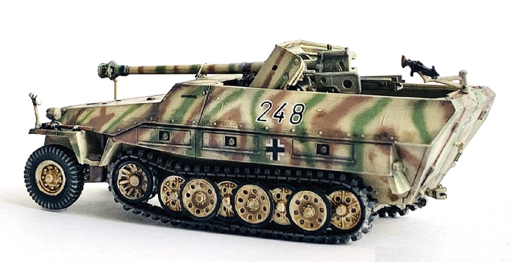 Sd.kfz.251/22 Ausf.D 7.5cm PaK40 対戦車自走砲 248号車 完成品 (ドラゴン 1/72 NEO DRAGON ARMOR (ネオ ドラゴンアーマー) No.63164) 商品画像_4