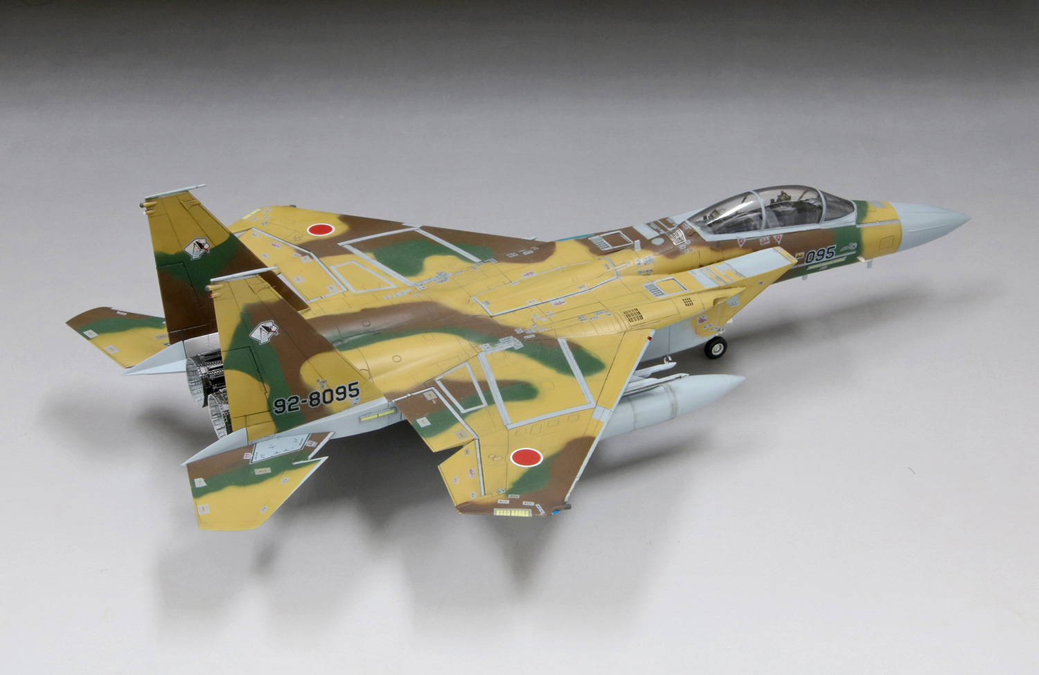航空自衛隊 F-15DJ アグレッサー 095号機 茶/薄茶/深緑 プラモデル (ファインモールド 1/72 航空機 限定品 No.FK001) 商品画像_3