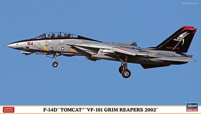 F-14D トムキャット VF-101 グリム リーパーズ 2002 プラモデル (ハセガワ 1/72 飛行機 限定生産 No.02444) 商品画像