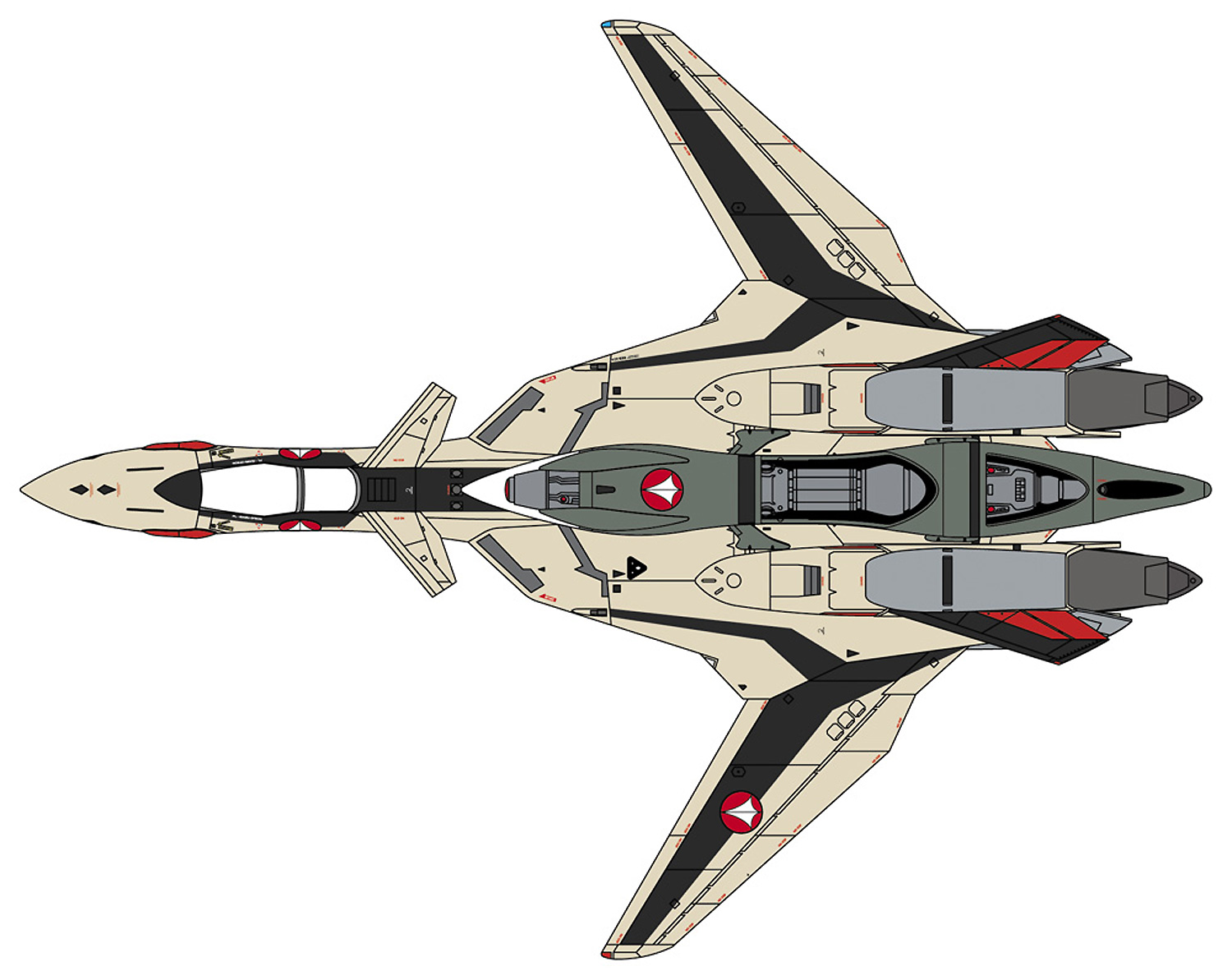 YF-19 w/ファストパック & フォールドブースター プラモデル (ハセガワ マクロスシリーズ No.65885) 商品画像_1