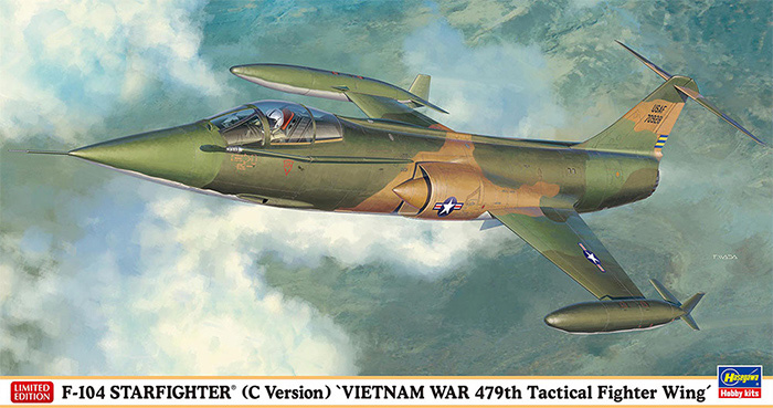 F-104 スターファイター（C型）ベトナム戦争 第479戦術戦闘航空団 プラモデル (ハセガワ 1/48 飛行機 限定生産 No.07533) 商品画像
