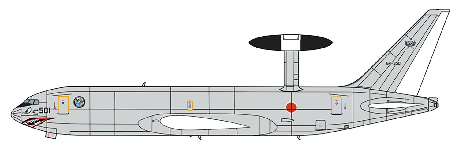 E-767 エーワックス 警戒航空団 40周年記念 プラモデル (ハセガワ 1/200 飛行機 限定生産 No.10860) 商品画像_1