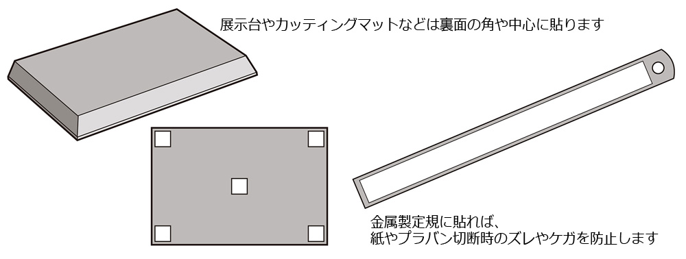 強力すべり止めシール (75×150mm) シート (タミヤ メイクアップ材 No.87227) 商品画像_3