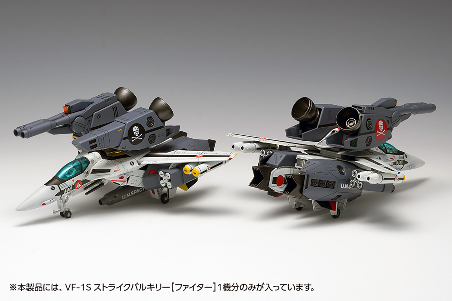 VF-1S ストライクバルキリー ファイター コンバーチブルキット 一条輝機、ロイ・フォッカー機 選択仕様 プラモデル (ウェーブ 超時空要塞マクロス シリーズ No.015) 商品画像_1