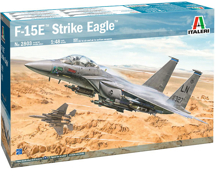 F-15E ストライクイーグル プラモデル (イタレリ 1/48 飛行機シリーズ No.38105) 商品画像