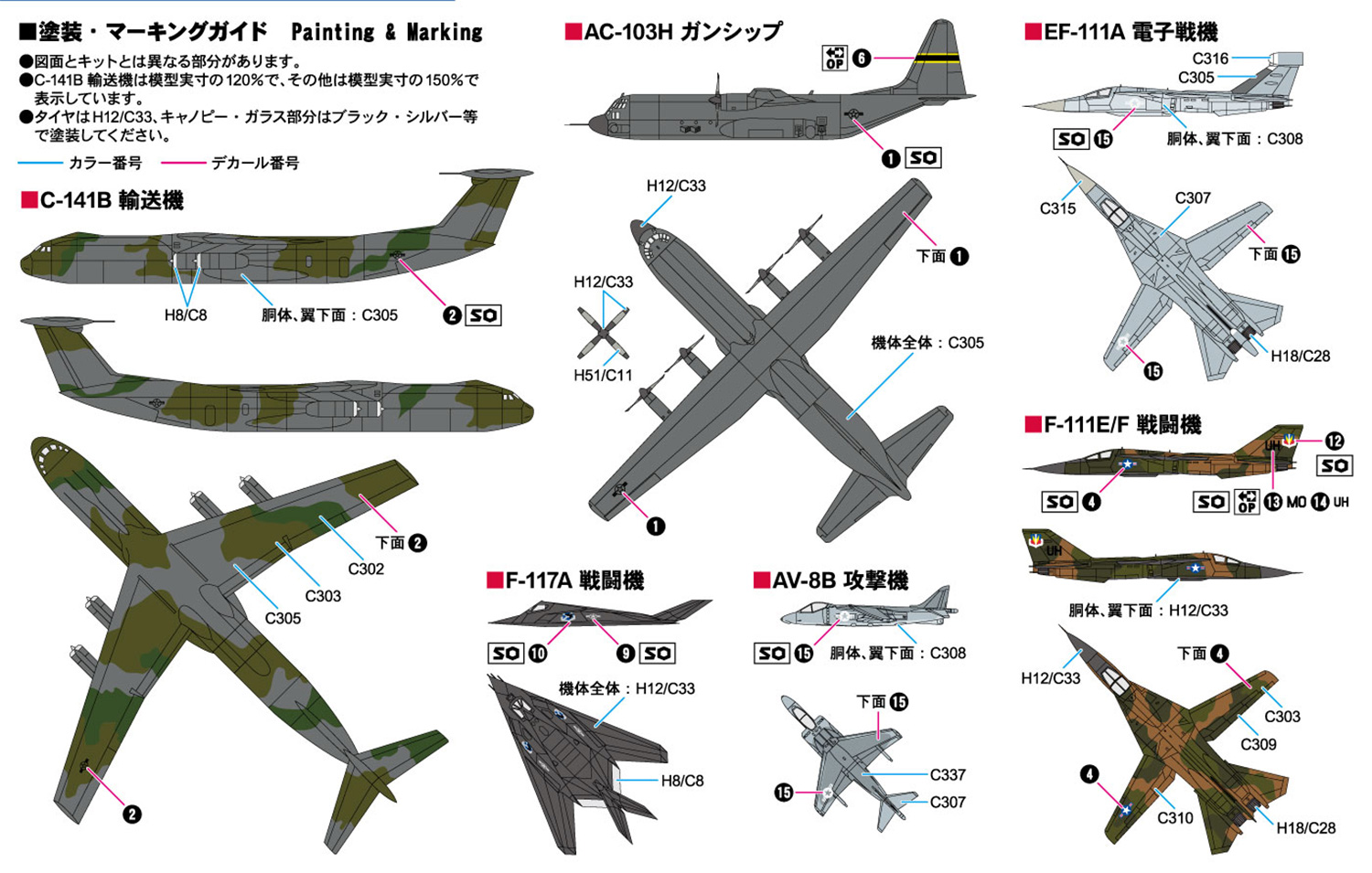 現用アメリカ軍用機セット 3 スペシャル メタル製 AC-119K ガンシップ 1機付き プラモデル (ピットロード スカイウェーブ S シリーズ （定番外） No.S71SP) 商品画像_1