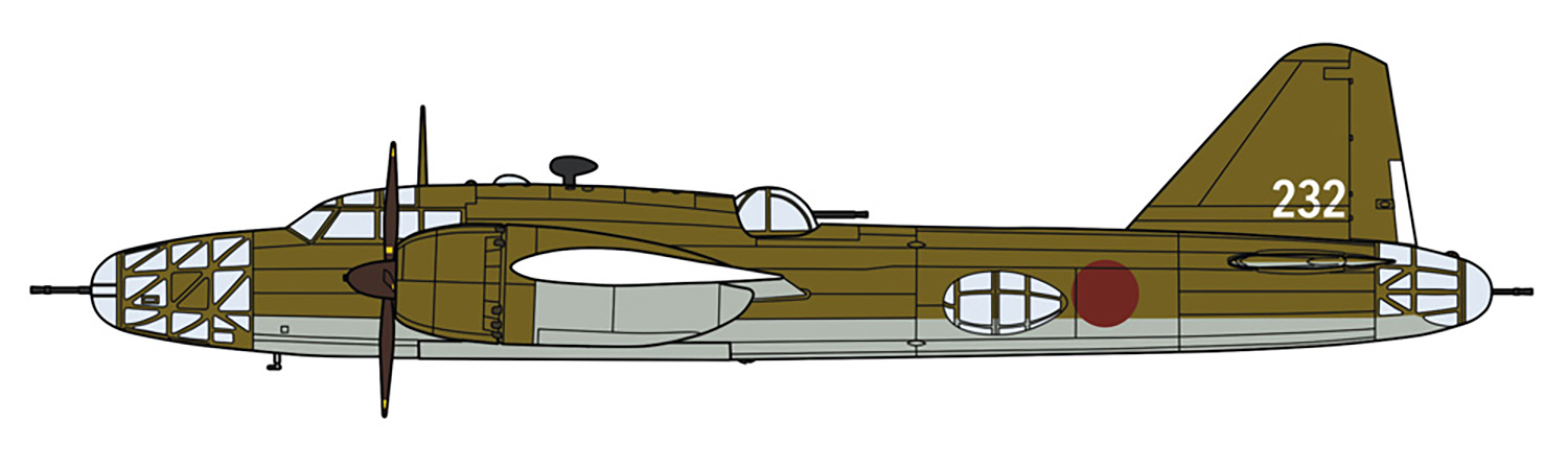 三菱 キ67 四式重爆撃機 飛龍 第4教導飛行隊 プラモデル (ハセガワ 1/72 飛行機 限定生産 No.02470) 商品画像_1