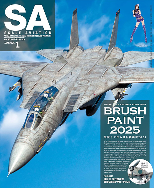 スケール アヴィエーション 2025年1月号 Vol.161 特別付録 飛行機模型 筆塗り塗装テクニック DVD 雑誌 (大日本絵画 Scale Aviation No.161) 商品画像