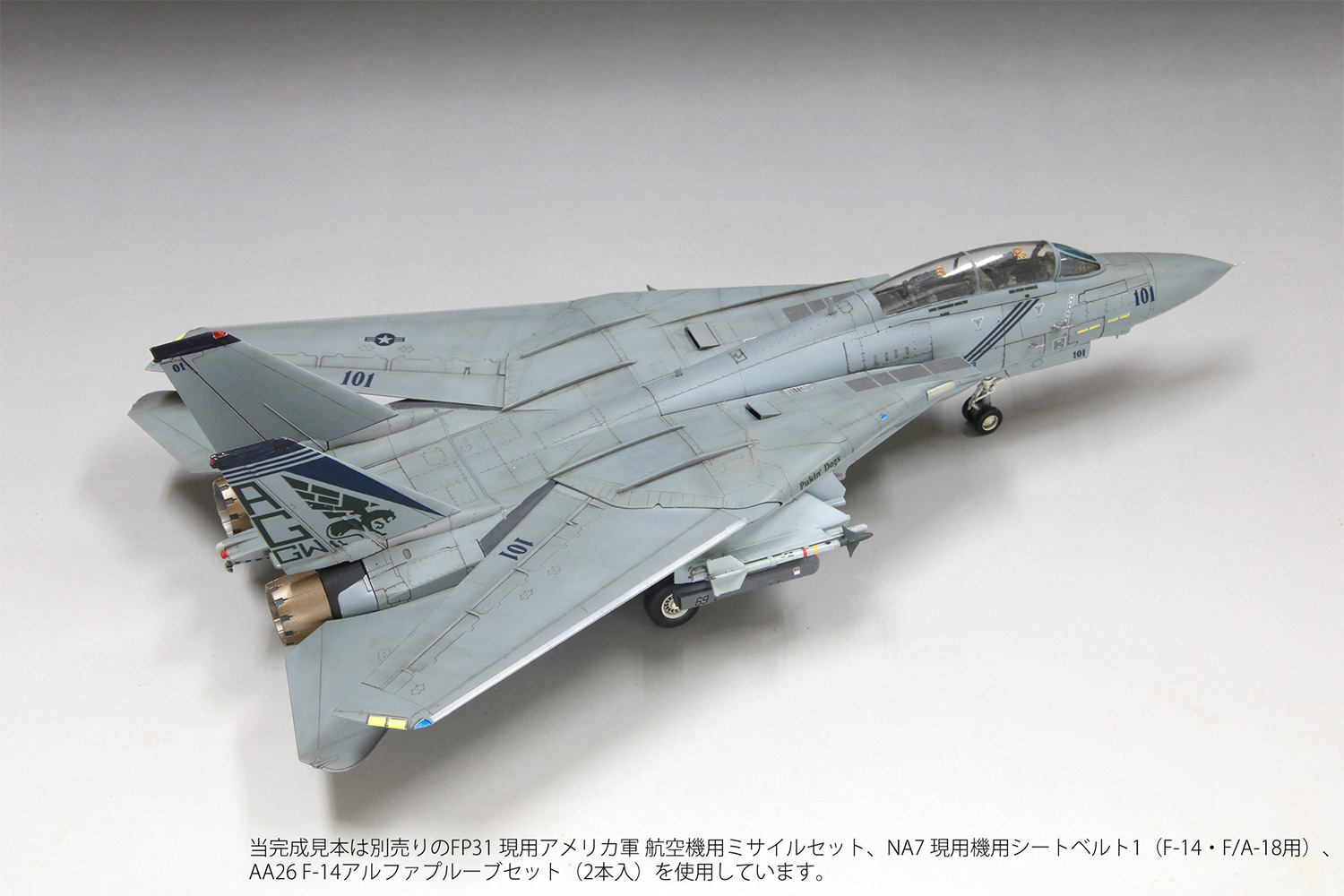 アメリカ海軍 F-14B トムキャット VF-143 ピューキンドッグス プラモデル (ファインモールド 1/72 航空機 No.FF001) 商品画像_3
