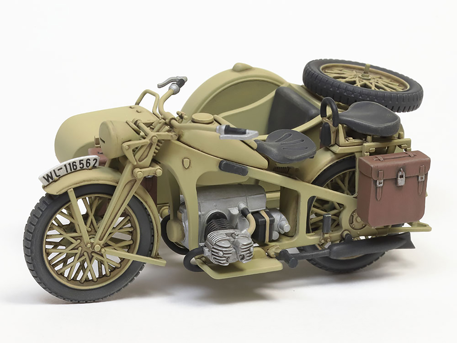 ドイツ軍用サイドカー KS600 プラモデル (タミヤ 1/35 ミリタリーミニチュアシリーズ No.384) 商品画像_2
