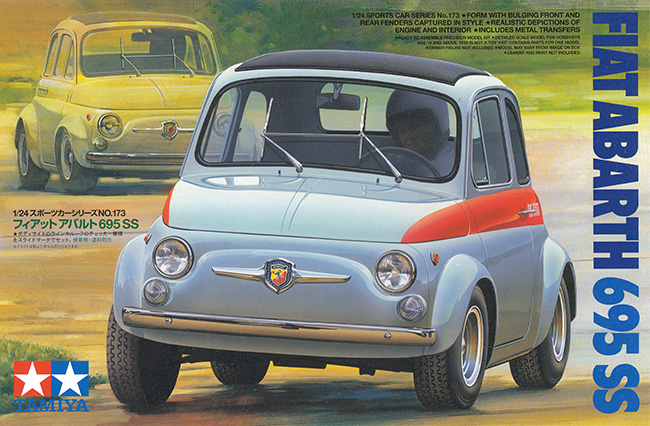 フィアット アバルト 695 SS プラモデル (タミヤ 1/24 スポーツカーシリーズ No.24173) 商品画像