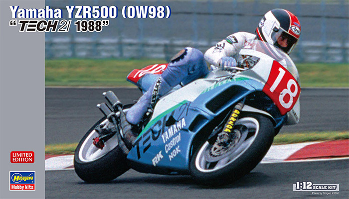 ヤマハ YZR500 (0W98) TECH21 1988 プラモデル (ハセガワ 1/12 バイク 限定生産 No.21762) 商品画像