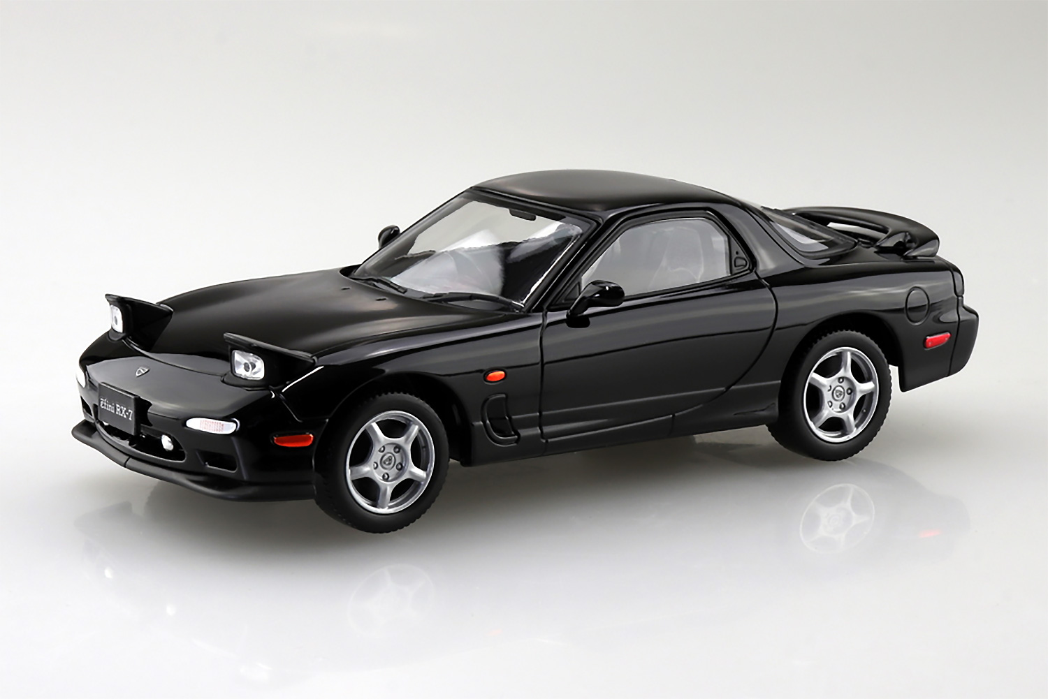 アンフィニ FD3S RX-7 ブリリアントブラック プラモデル (アオシマ 1/32 楽プラ スナップキット No.004-BB) 商品画像_2