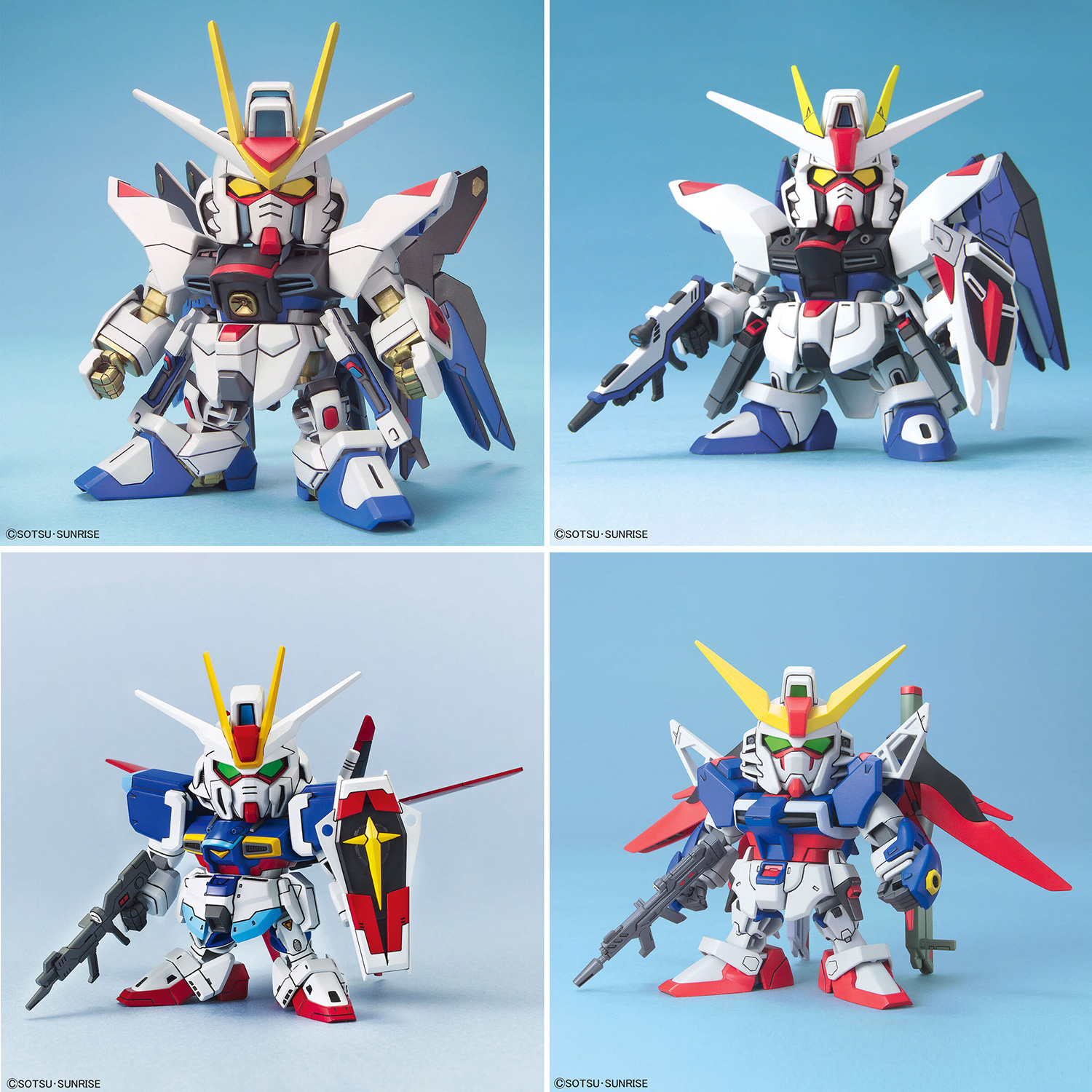 BB戦士 C.E.運命の対決セット プラモデル (バンダイ SDガンダム BB戦士 No.5067453) 商品画像_1
