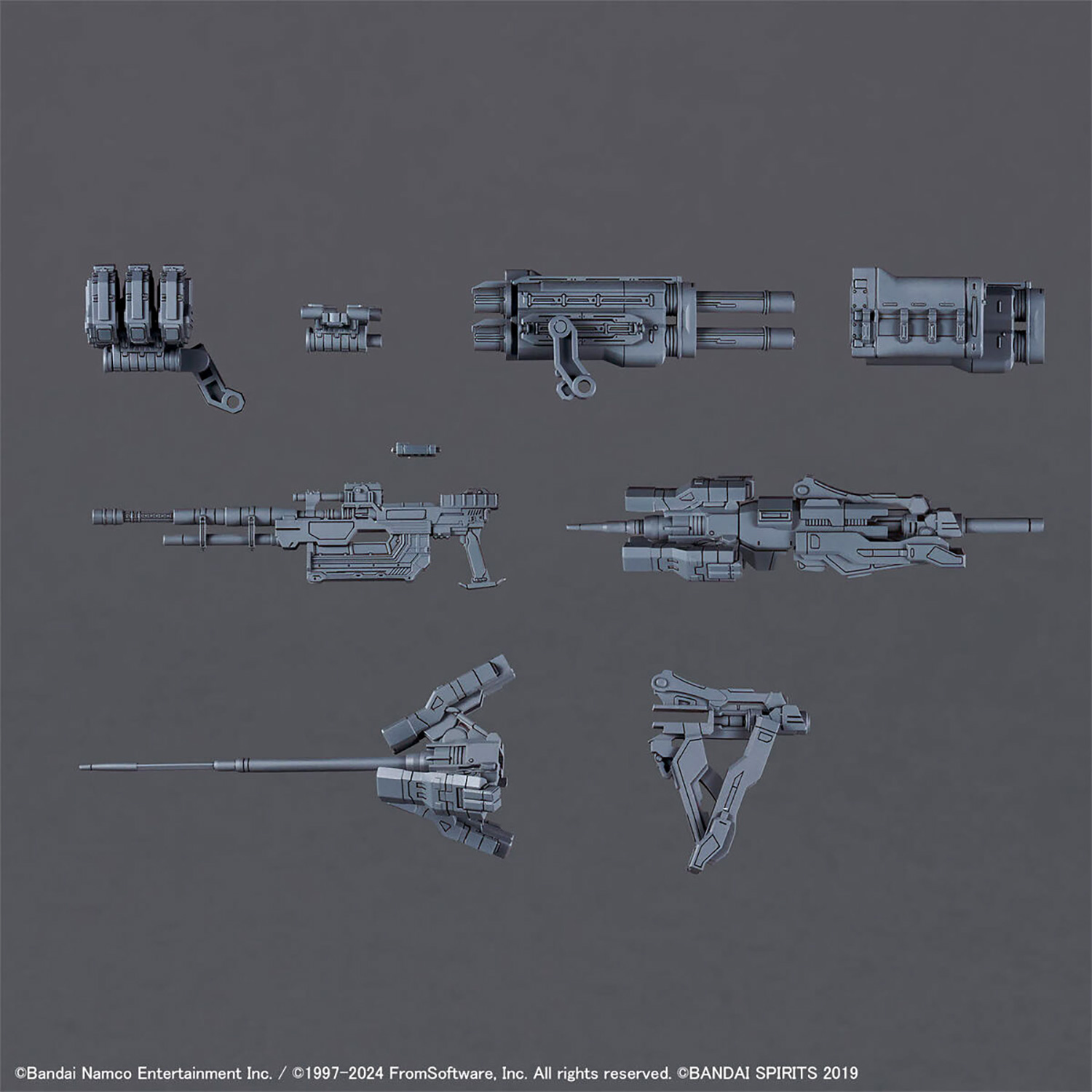 WEAPON SET 02 （ARMORED CORE Ⅵ FIRES OF RUBICON） プラモデル (バンダイ 30MM オプションパーツセット ARMORED CORE No.002) 商品画像_1