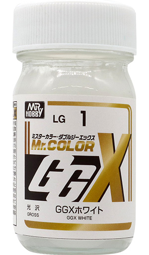 GGX ホワイト 塗料 (GSIクレオス Mr.カラー GGX No.LG001) 商品画像