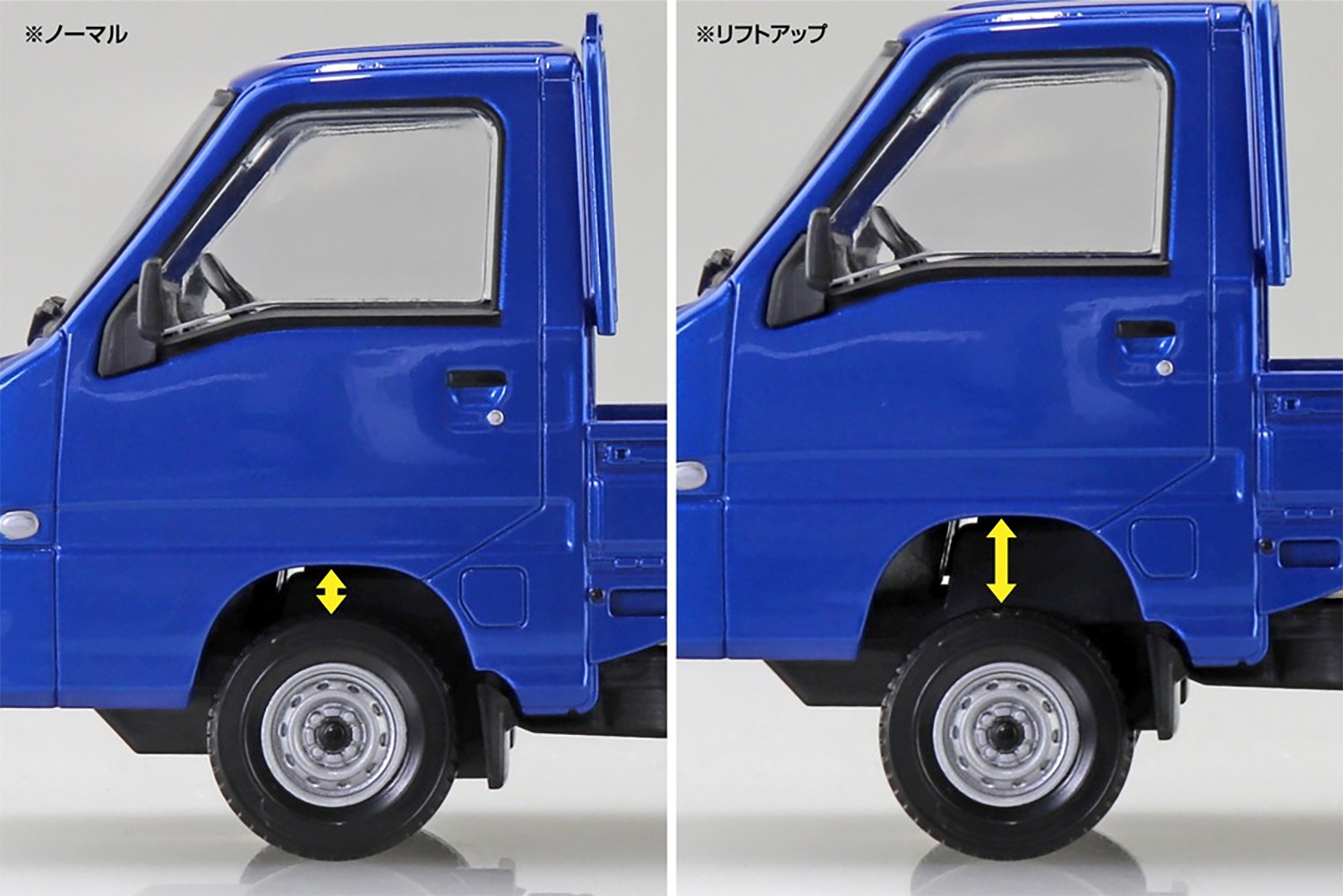 スバル サンバー トラック WRブルーリミテッド プラモデル (アオシマ 1/32 楽プラ スナップキット No.005-WB) 商品画像_3