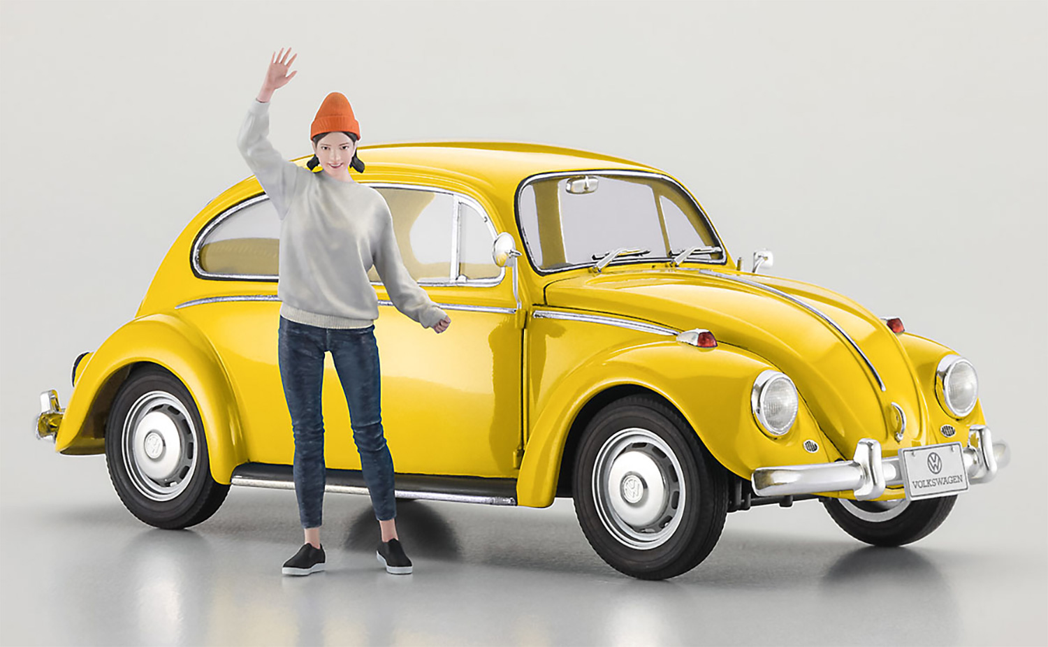 フォルクスワーゲン ビートル 1967 w/ガールズフィギュア プラモデル (ハセガワ 1/24 自動車 限定生産 No.SP620) 商品画像_1